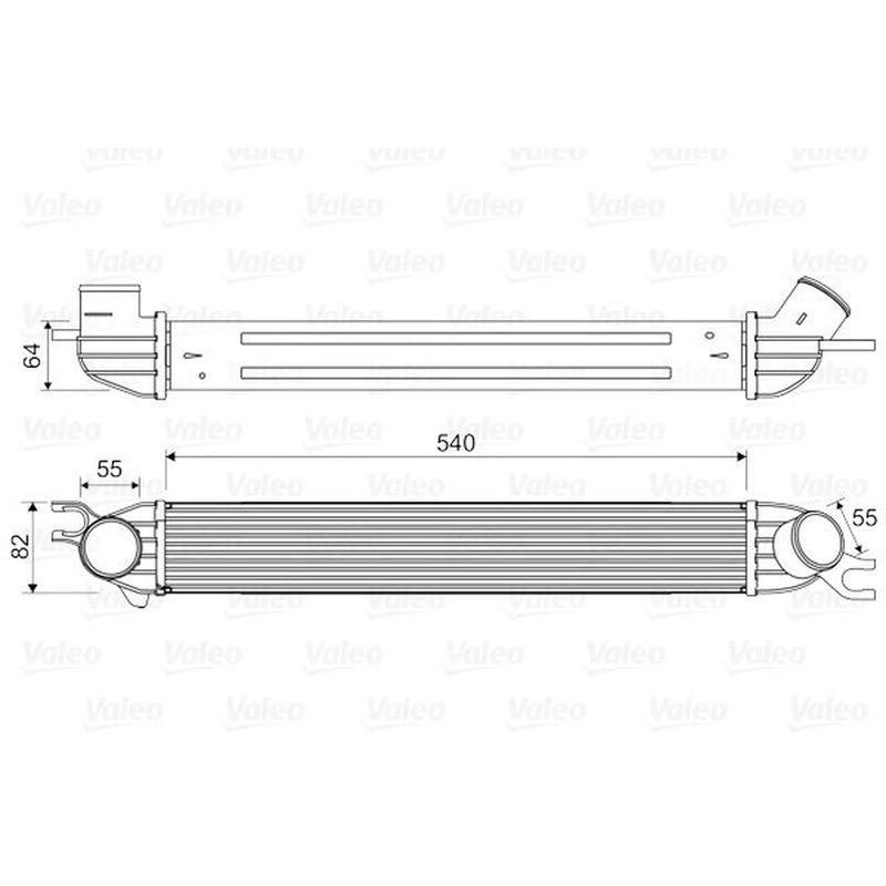 Valeo Intercooler (Charge Air Cooler) 818580