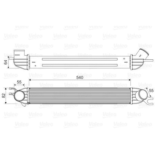 Valeo Intercooler (Charge Air Cooler) 818580