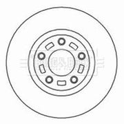 Borg & Beck Front & Rear Brake Discs & Pads fits Mazda 3 2003-2009 2.0