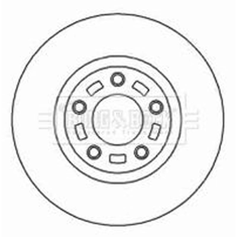 Borg & Beck Front & Rear Brake Discs & Pads fits Mazda 3 2006-2009 2.3