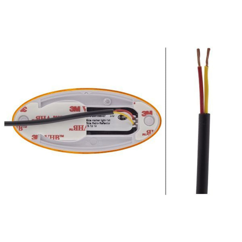 Hella Side Marker Light Wide High