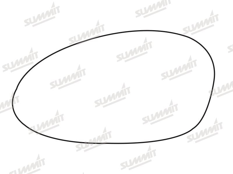 Summit Heated Base Plate With Blind Spot Mirror Glass fits BMW 1 Series 04 to 10 LHS Summit - Bars 4 Cars
