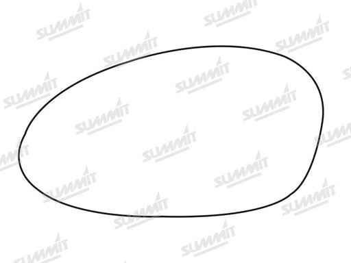 Summit Heated Base Plate With Blind Spot Mirror Glass fits BMW 1 Series 04 to 10 LHS Summit - Bars 4 Cars