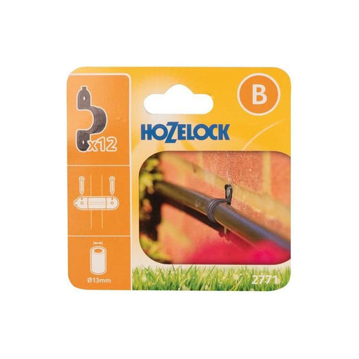 Hozelock 2771 Wall Clip 13mm (Pack 12) Hozelock - NN4 Online