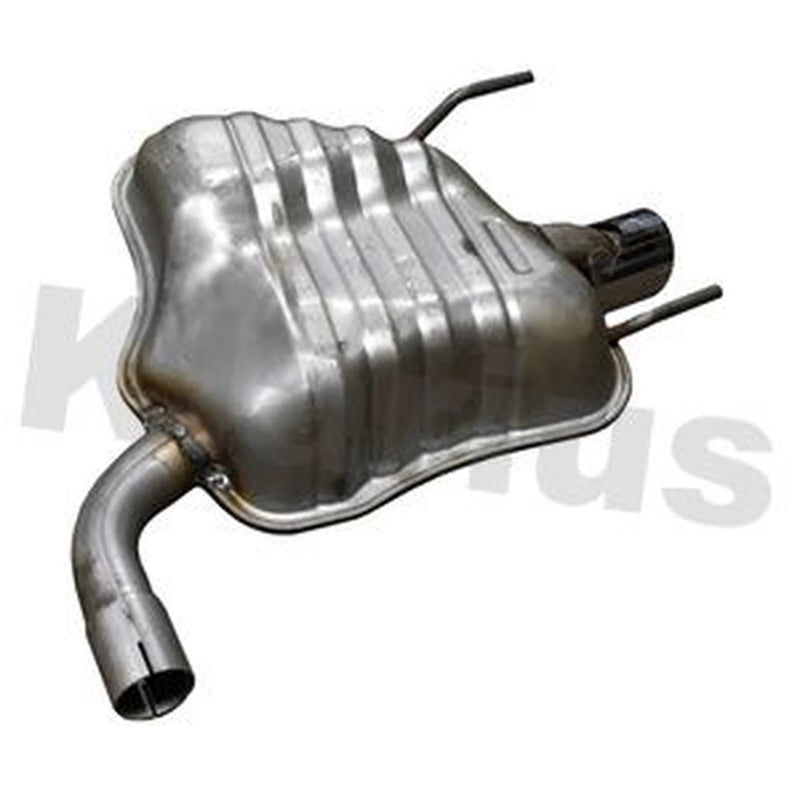 Klarius Box With Tail Pipe Right Rear fits Alfa Romeo 159 2005-2012 1.8 2.2 2.4