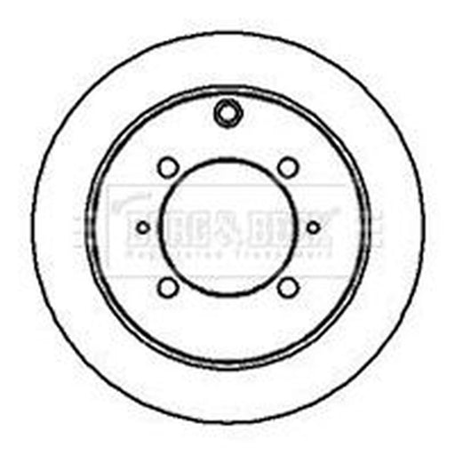 Borg & Beck Rear Brake Solid Discs & Pads fits Mitsubishi Fto 1994-2001 1.8 2.0