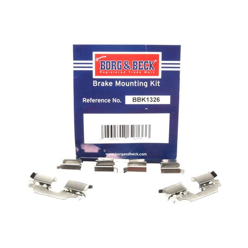 Borg & Beck Brake Pad Accessory Fitting Kit Front BBK1326