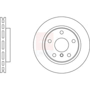 Apec 2 x Vented Front Brake Discs SDK6977-x2