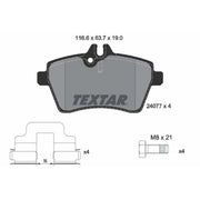 Textar Front Brake Pad Set 2407701