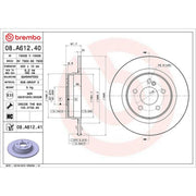 Brembo Front & Rear Brake Discs & Pads fits Mercedes-Benz E-Class 2009-2016