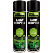 2x Paint Stripper Autotek Aerosol Paint Remover 500Ml Bodyshop Car Autotek  - Dynamic Drive