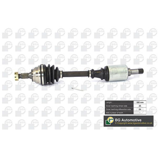 BGA CV Drive Shaft Driveshaft Front Left fits Citroën Berlingo First 1996-2011