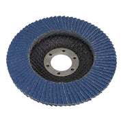 Sealey Flap Disc Zirconium100mm16mm Bore 120Grit FD100120 Sealey - Dynamic Drive