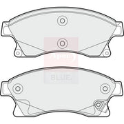 Apec Front Brake Pad Set fits Chevrolet Aveo 2011-2015 1.3 1.4 1.6