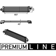 Mahle Intercooler (Charge Air Cooler) CI 190 000P