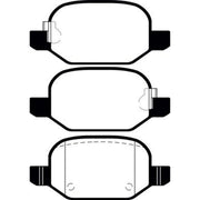 Abtex Rear Brake Pad Set PLU2442