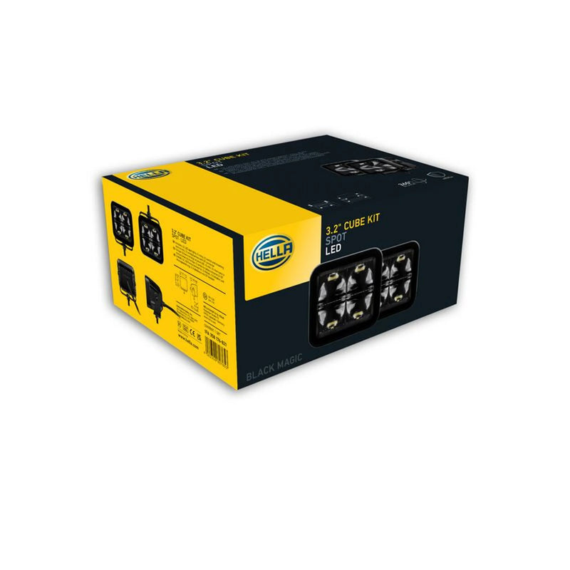 Hella Led Cube Kit 3.2Inch Spotlight 1FA 1FA 358 176-821 1FA 358 176-821