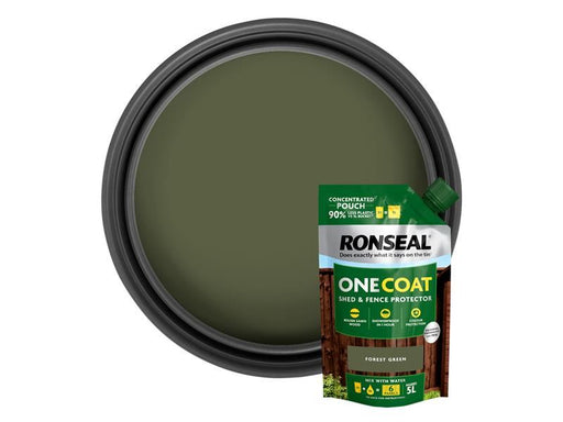 Ronseal One Coat Shed & Fence Refill Pouch Forest Green 950ml Ronseal - NN4 Online