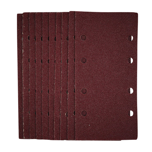 Draper 1/3 Sanding Sheets with Hook and Loop, 93 x 190mm, 40 Grit (Pack of 10) Draper - Dynamic Drive