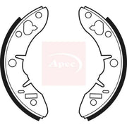 Apec Brake Shoe Set Axle Kit fits Austin Mini 1969-1981