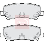 Apec Rear Brake Pad Set PAD2282