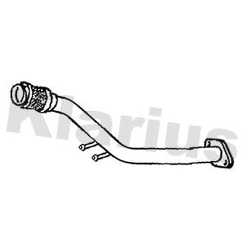 Klarius Exhaust Pipe OD fits Nissan Qashqai II 2018 on 1.3