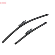 Denso Front & Rear Wiper Blade Set fits Renault Twingo III 2014-2024 0.9 1.0