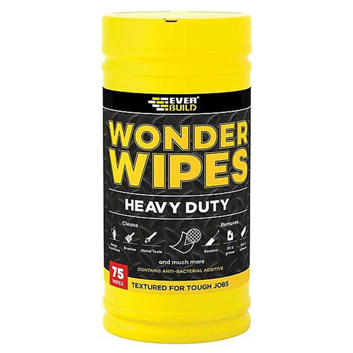 Everbuild Heavy Duty Wonder Wipes (Pack of 75) Sika - NN4 Online