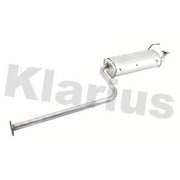 Klarius Box With Centre Pipe Centre fits Hyundai Amica / Atoz 1998-2008 1.0 1.1