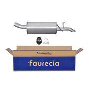 Hella End Silencer Rear fits Ford Fiesta 1989-1997 1.3 1.8