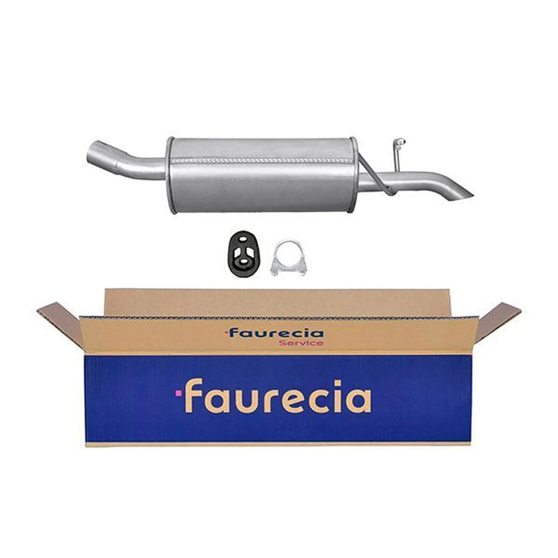 Hella End Silencer Rear fits Ford Fiesta 1989-1997 1.3 1.8