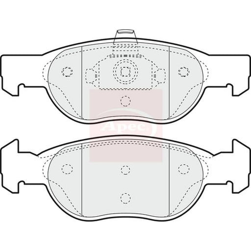Apec Front Brake Pad Set PAD1142