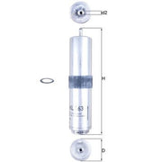 Mahle Fuel Filter Element KL 763D
