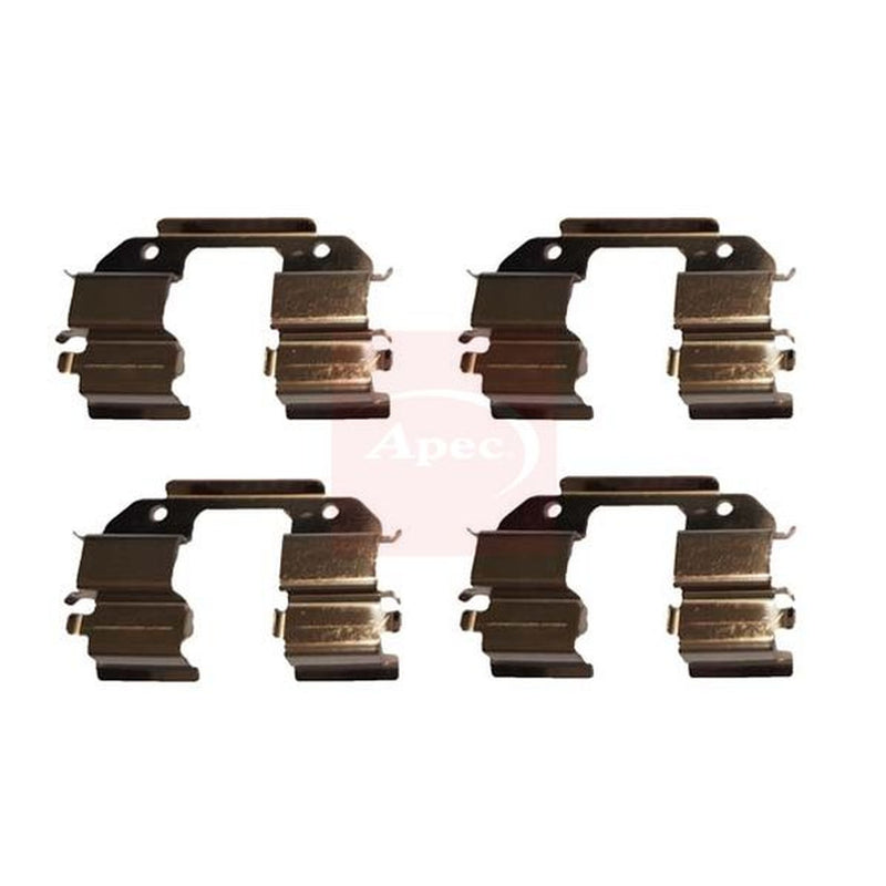 Apec Brake Pad Accessory Fitting Kit Front fits Chevrolet Matiz 2005-2013