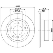 DON Front & Rear Brake Discs & Pads fits BMW 3 Compact 1996-2000