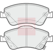 Apec Front Brake Pad Set fits Toyota Auris 2006-2012 1.33 1.4 1.5 1.6 1.8