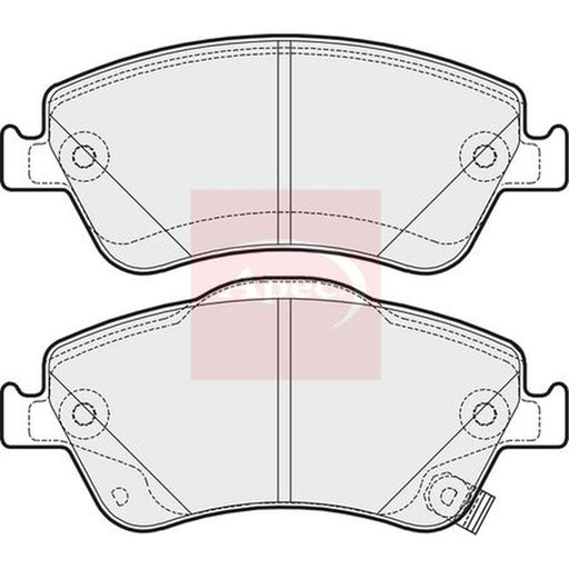 Apec Front Brake Pad Set PAD1641