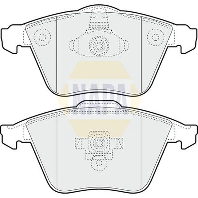 NAPA Front Brake Pad Set NBP1045