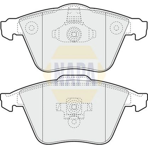 NAPA Front Brake Pad Set NBP1045