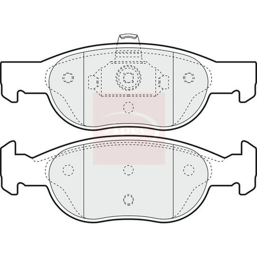 Apec Front Brake Pad Set PAD1051