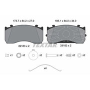 Textar Front Brake Pad Set 2918303
