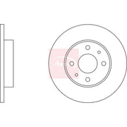 Apec Rear Brake Solid Discs & Pads fits Lancia Dedra 1989-1994 1.6