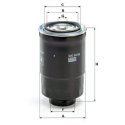 MANN-FILTER Full Service Kit with Air, Oil, Fuel & Cabin F fits Nissan X-Trail I