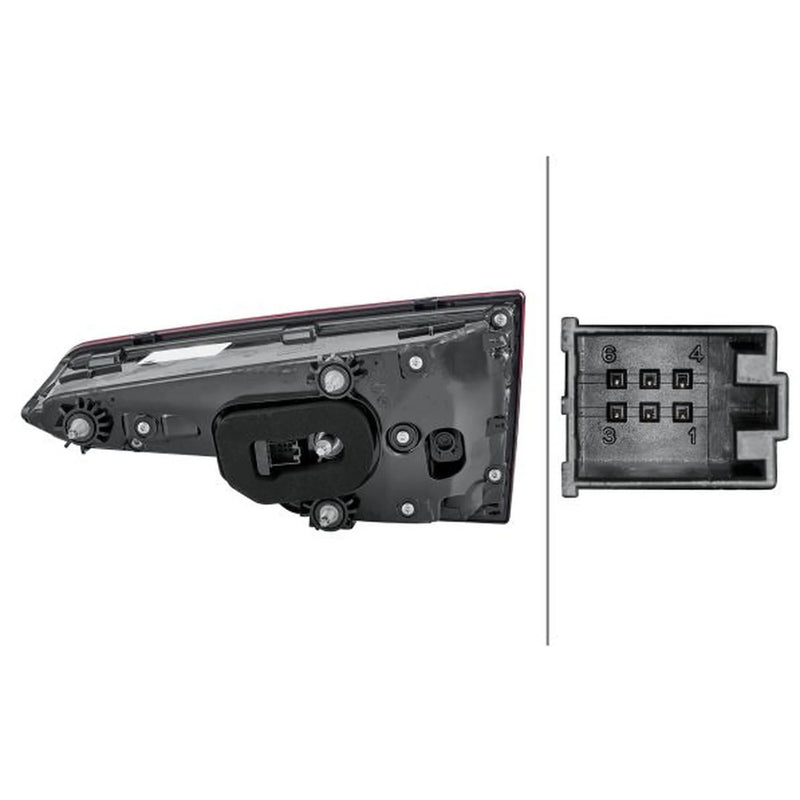 Hella Tail Light / Lamp LED Left fits Audi A4 B9 2015-2019 1.4 2.0 3.0