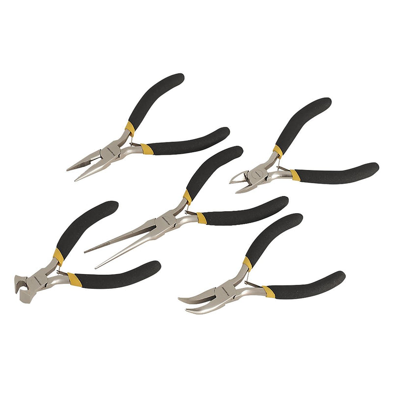 Sealey Premier Premier Mini Pliers Set Ni-Fe Finish 5pc AK937 Sealey Premier - Dynamic Drive