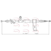 Apec Handbrake Cable Left Rear CAB1031