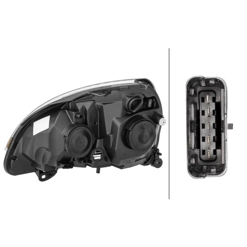 Hella Headlight Headlamp W5W Right fits Renault Clio 1998-2016 1.2 1.5 2.0