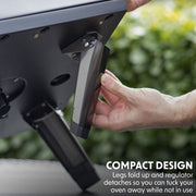 Dellonda Gas Pizza Oven with Water-Resistant Cover/Carry Bag & 12" Pizza Peel Dellonda  - Dynamic Drive