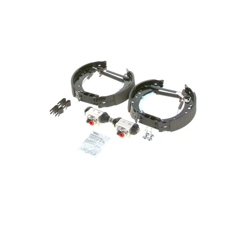 Bosch Brake Shoe Set Axle Kit fits Mitsubishi Colt VI 2004-2012 1.1 1.3 1.5