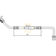 NAPA Brake Hydraulic Hose Line Front Right fits Ford Transit 1985-2000